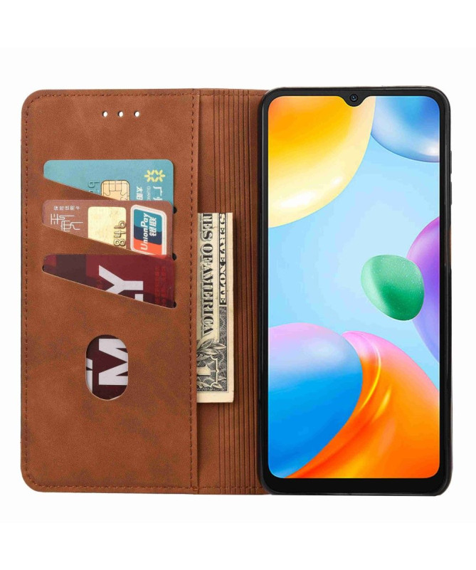 Flip Cover Xiaomi Redmi 10C Business simili cuir