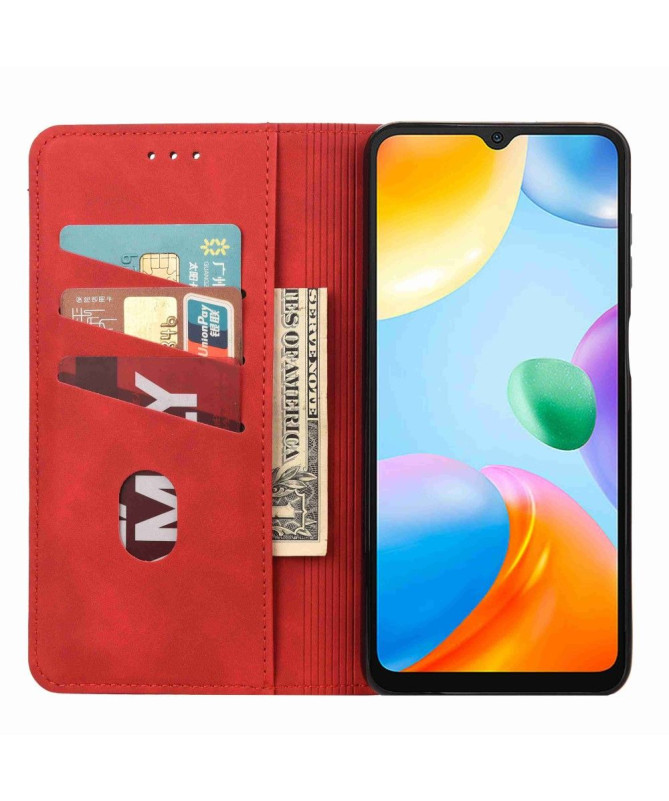 Flip Cover Xiaomi Redmi 10C Business simili cuir