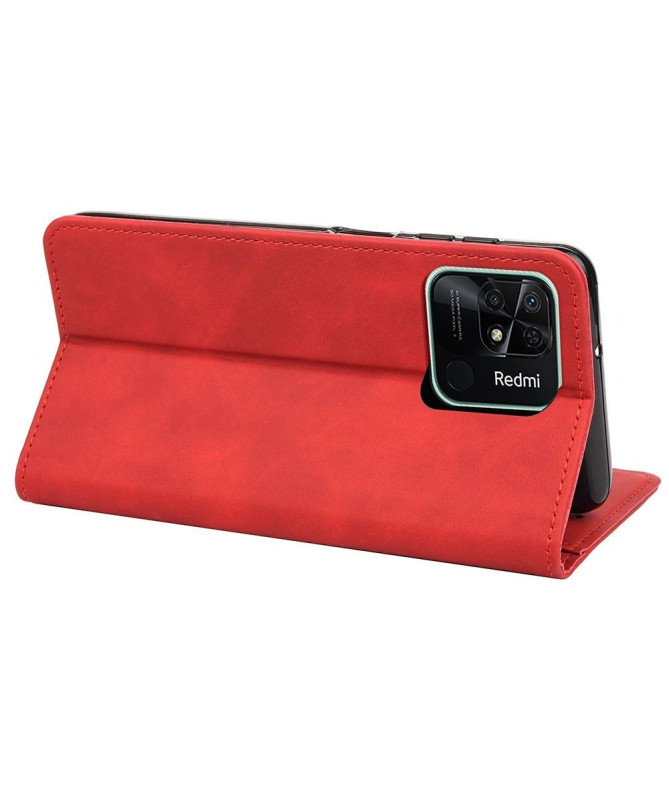 Flip Cover Xiaomi Redmi 10C Business simili cuir