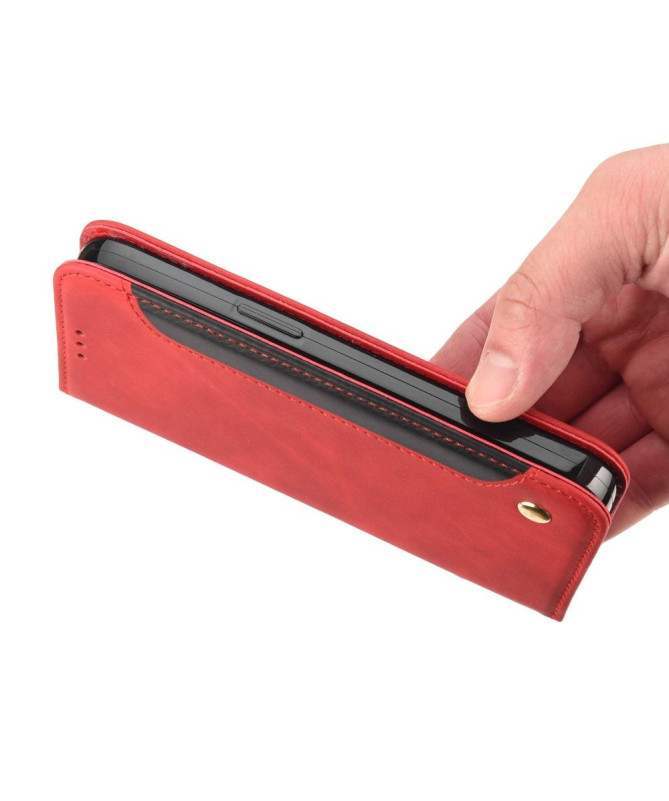 Flip Cover Xiaomi Redmi 10C Business simili cuir