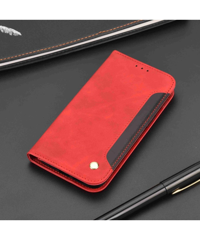 Flip Cover Xiaomi Redmi 10C Business simili cuir
