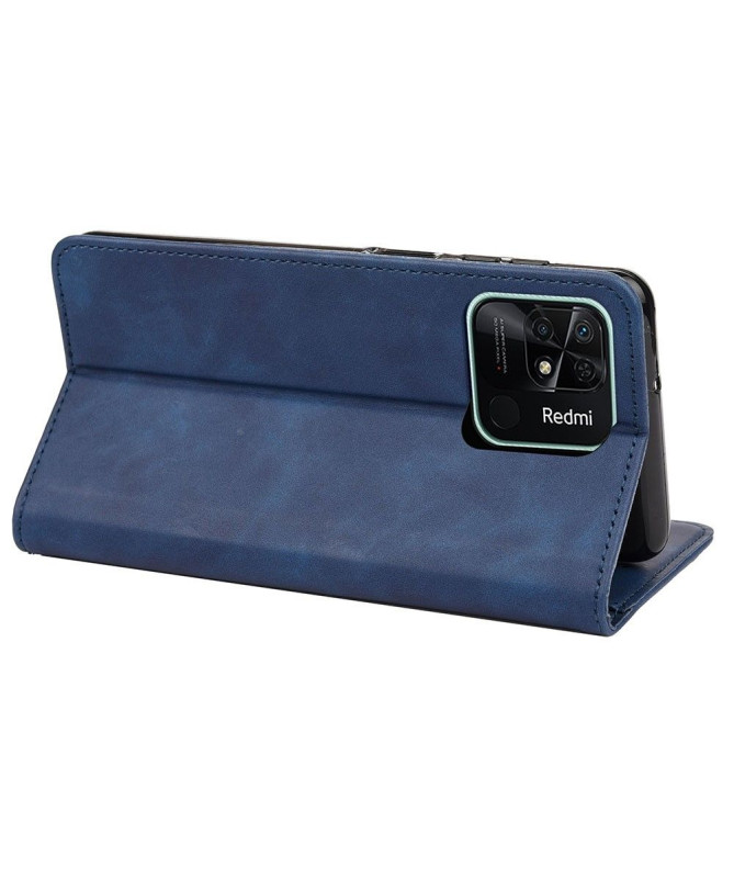 Flip Cover Xiaomi Redmi 10C Business simili cuir