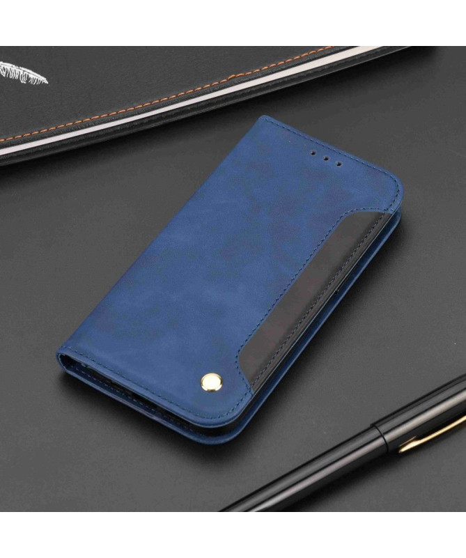 Flip Cover Xiaomi Redmi 10C Business simili cuir