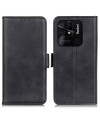 Étui portefeuille revêtement simili cuir mat pour Xiaomi Redmi 10C