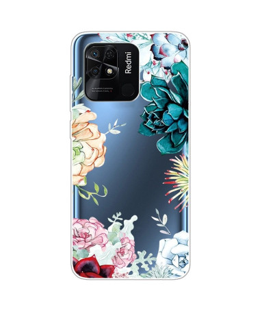 Coque Xiaomi Redmi 10C Variété de fleurs