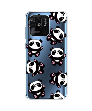 Coque Xiaomi Redmi 10C Happy Pandas