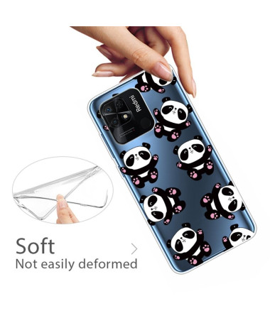 Coque Xiaomi Redmi 10C Happy Pandas