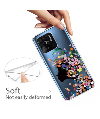 Coque Xiaomi Redmi 10C Colibri Fleurs