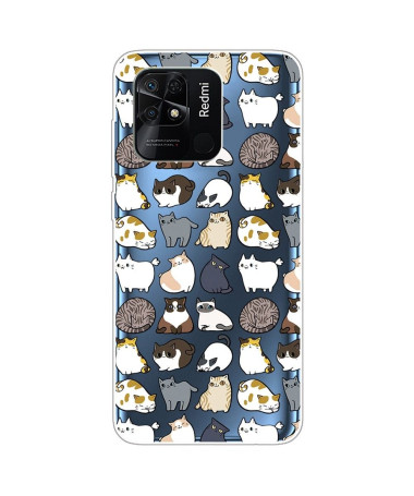 Coque Xiaomi Redmi 10C multiples chats