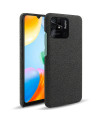 Coque Xiaomi Redmi 10C revêtement tissu