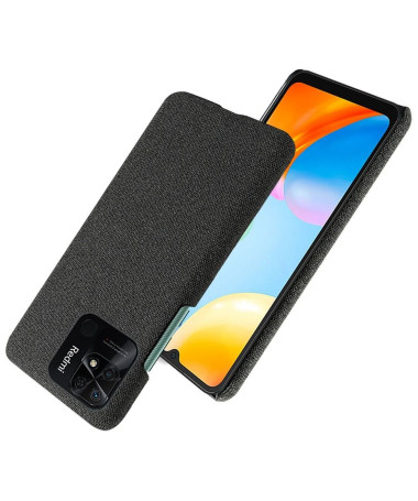 Coque Xiaomi Redmi 10C revêtement tissu