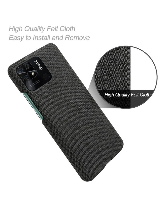 Coque Xiaomi Redmi 10C revêtement tissu