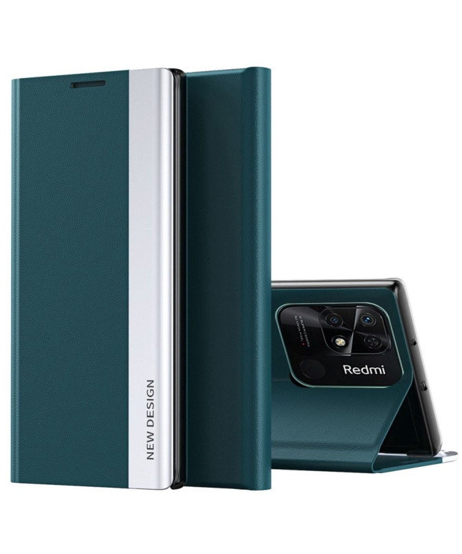Flip Cover Xiaomi Redmi 10C Business effet cuir Magnet