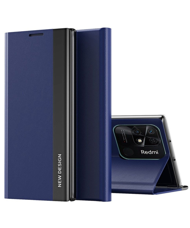 Flip Cover Xiaomi Redmi 10C Business effet cuir Magnet