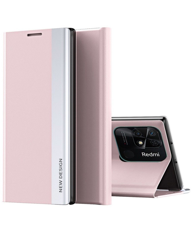 Flip Cover Xiaomi Redmi 10C Business effet cuir Magnet