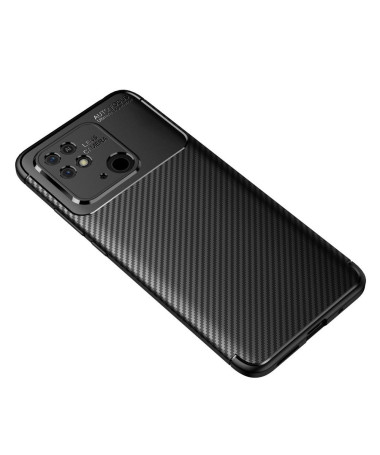 Coque Xiaomi Redmi 10C style fibre de carbone