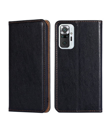 Flip cover Xiaomi Redmi Note 10 Pro PURE simili cuir