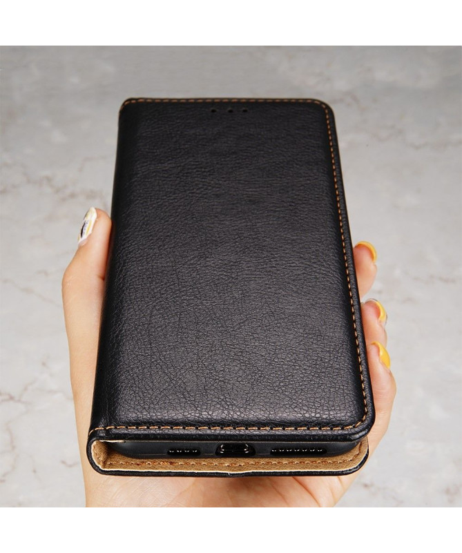 Flip cover Xiaomi Redmi Note 10 Pro PURE simili cuir