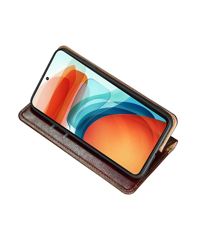 Flip cover Xiaomi Redmi Note 10 Pro PURE simili cuir