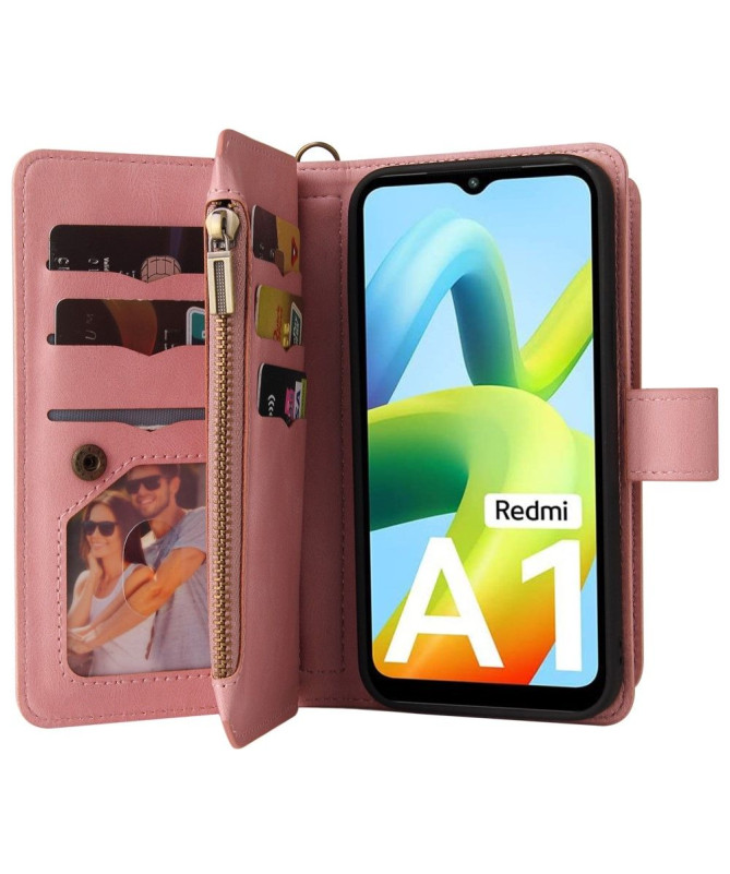 Housse portefeuille Xiaomi Redmi A1 à lanière