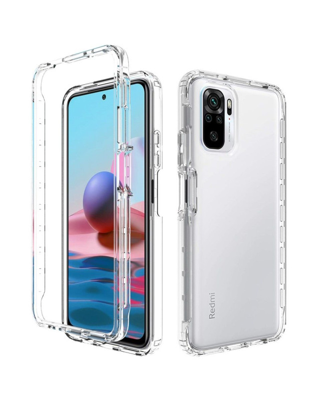 Coque Xiaomi Redmi Note 10/10S/Poco M5s transparent dégradé de couleur