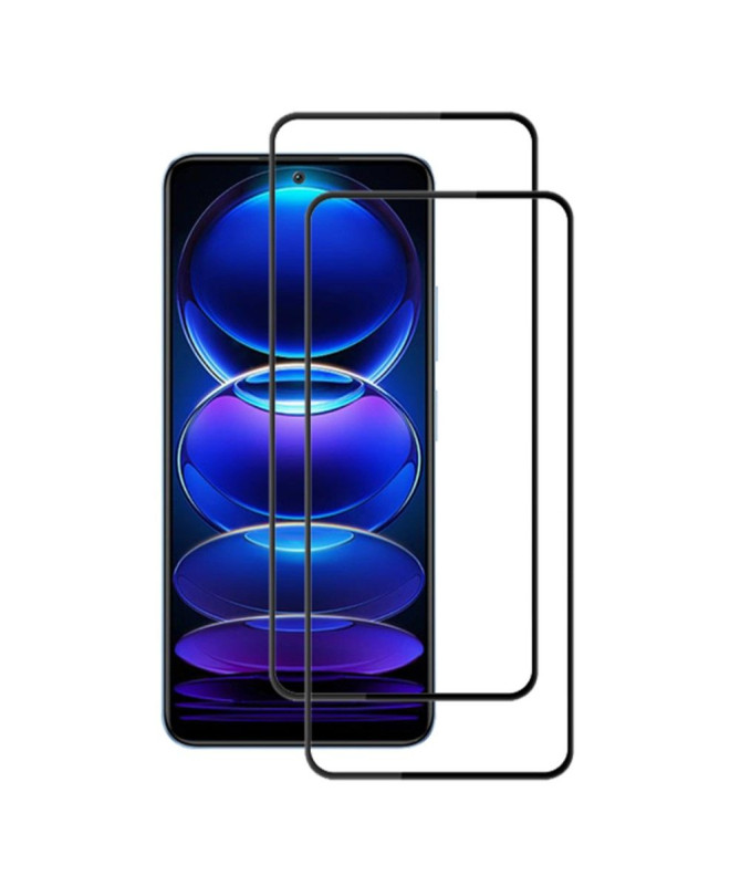 Protections d'écran Xiaomi Redmi Note 12 Pro Plus en verre trempé Full Size (2 pièces)