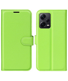 Housse Xiaomi Redmi Note 12 Pro Plus portefeuille style cuir