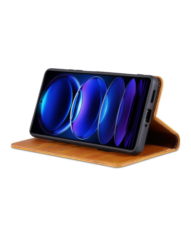 Flip cover Xiaomi Redmi Note 12 Pro Plus Porte-cartes AZNS simili cuir