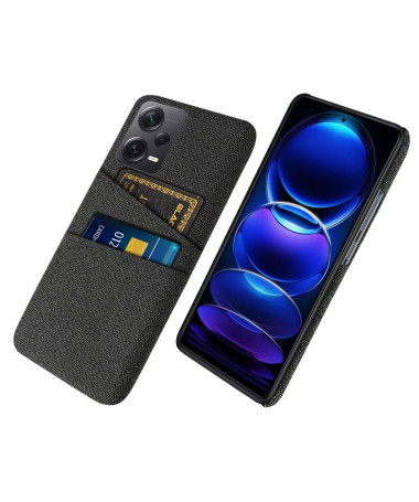 Coque Xiaomi Redmi Note 12 Pro Plus Tissu Porte-Cartes