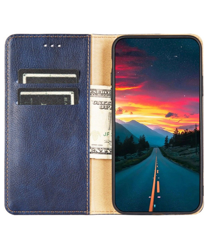 Flip cover Xiaomi Redmi Note 12 Pro Plus PURE simili cuir