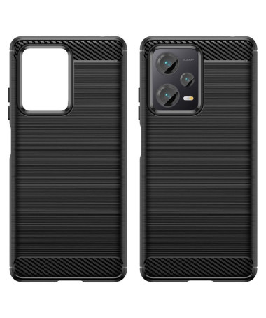 Coque Xiaomi Redmi Note 12 Pro Plus effet brossé silicone