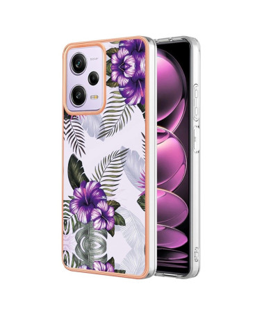 Coque Xiaomi Redmi Note 12 Pro/Poco X5 Pro 5G Fleurs Exotiques