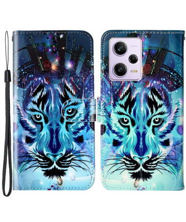 Housse Xiaomi Redmi Note 12 Pro/Poco X5 Pro 5G Tigre artistique