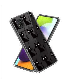 Coque Xiaomi Redmi 10A Chats Noirs
