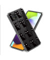 Coque Xiaomi Redmi 10A Chats Noirs