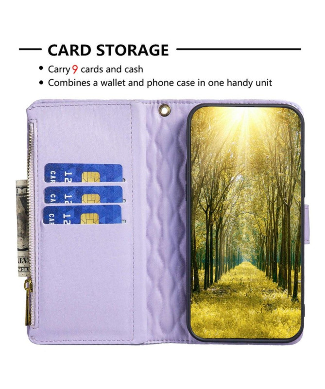 Étui Xiaomi Redmi 10A Matelassé BINFEN à Lanière