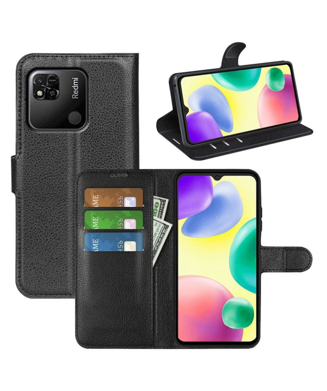 Housse Xiaomi Redmi 10A portefeuille style cuir