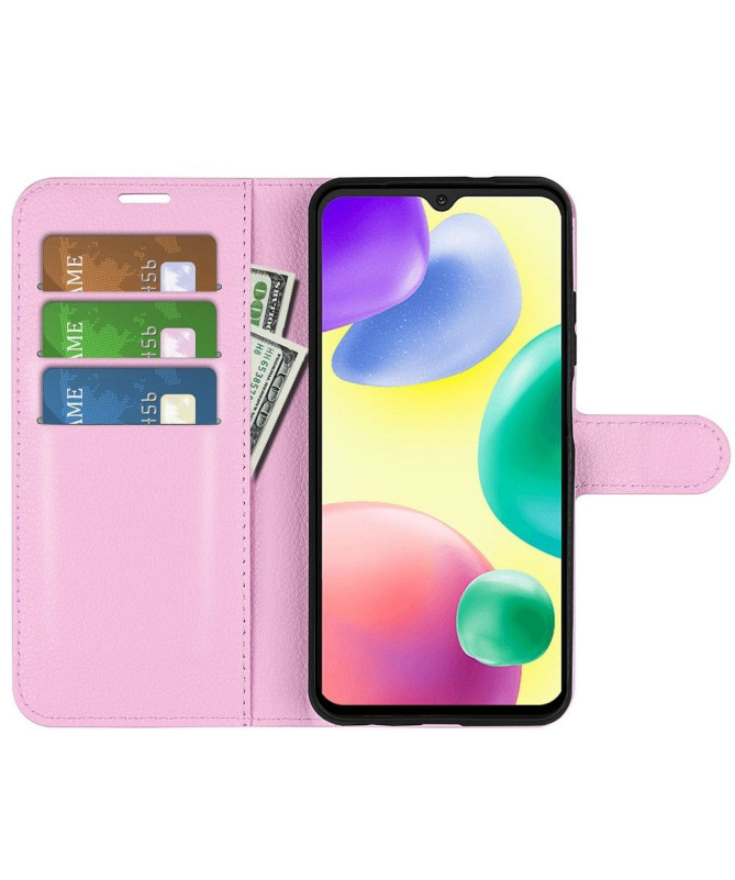 Housse Xiaomi Redmi 10A portefeuille style cuir
