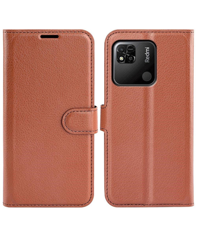 Housse Xiaomi Redmi 10A portefeuille style cuir