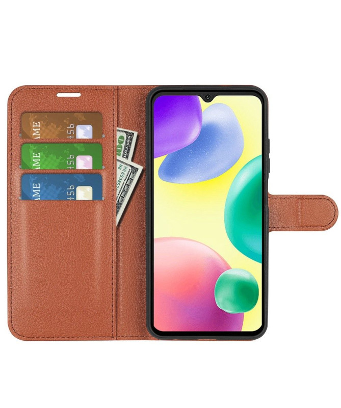 Housse Xiaomi Redmi 10A portefeuille style cuir