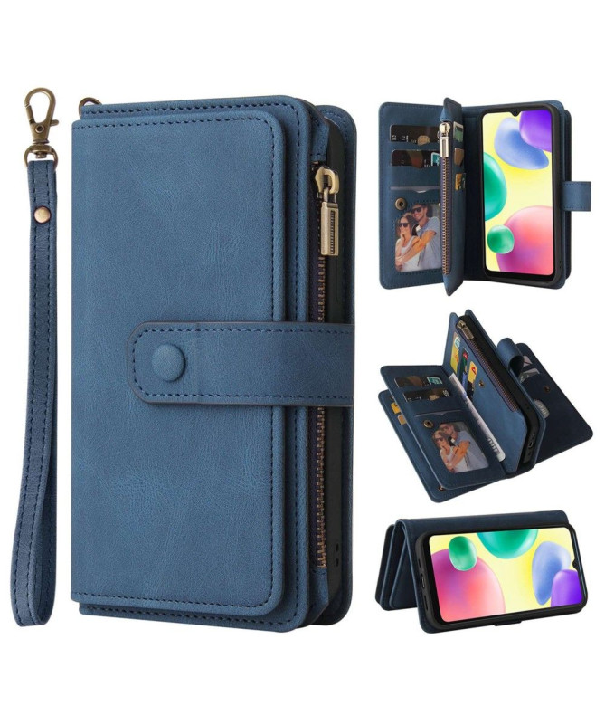 Housse portefeuille Xiaomi Redmi 10A à lanière