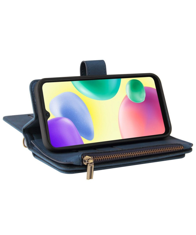 Housse portefeuille Xiaomi Redmi 10A à lanière