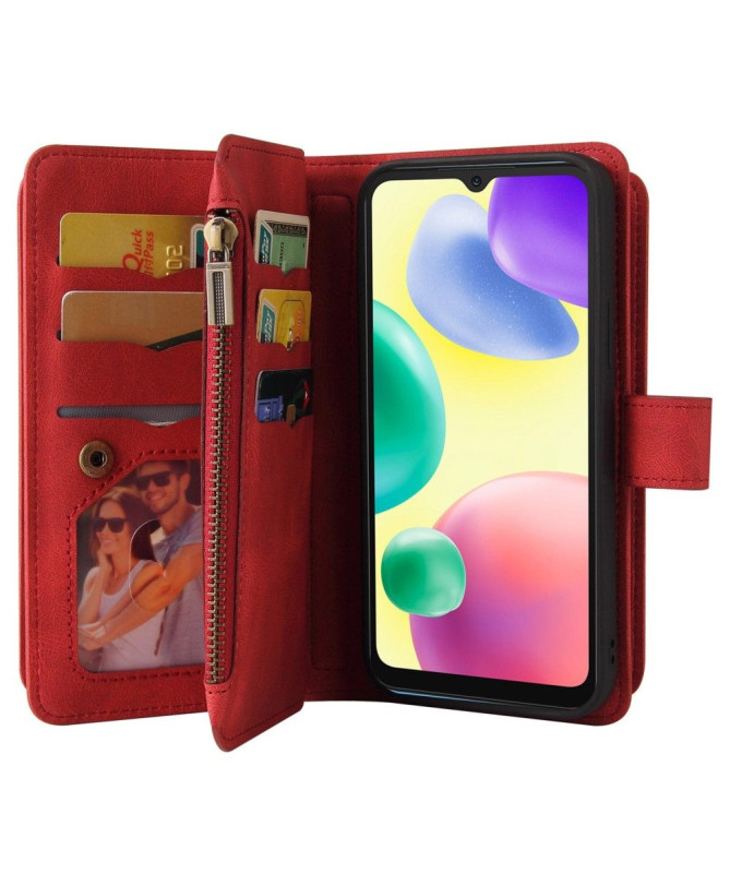 Housse portefeuille Xiaomi Redmi 10A à lanière