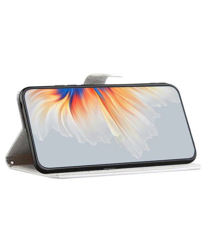 Housse Xiaomi Redmi Note 12 4G Papillon et fleurs bleues