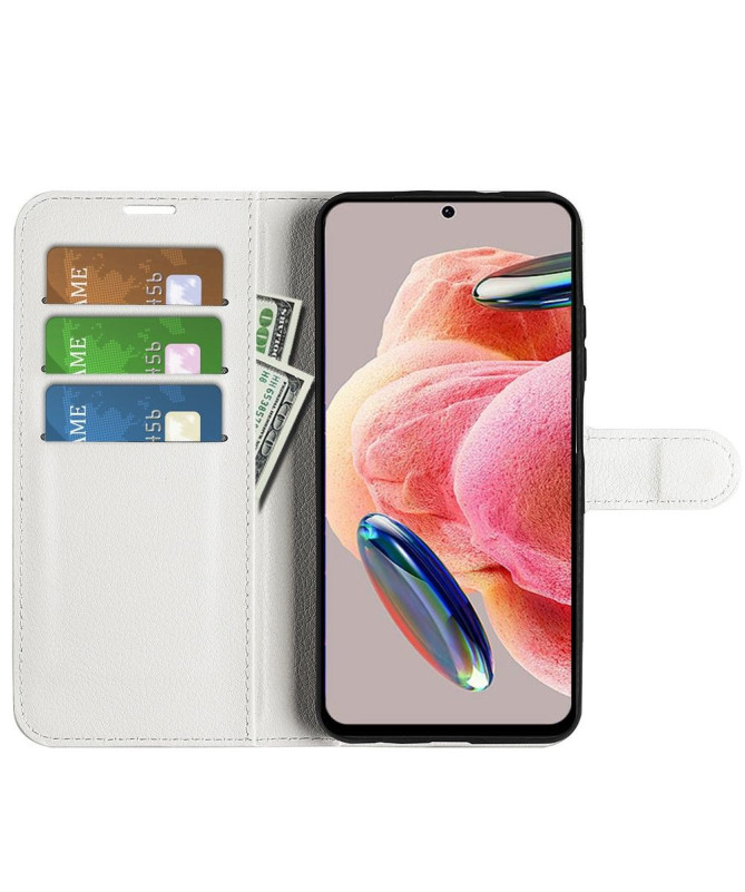 Housse Xiaomi Redmi Note 12 4G portefeuille style cuir