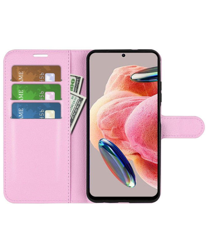 Housse Xiaomi Redmi Note 12 4G portefeuille style cuir