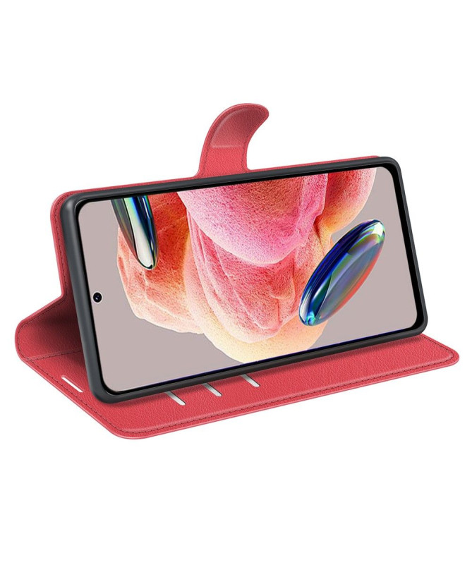 Housse Xiaomi Redmi Note 12 4G portefeuille style cuir