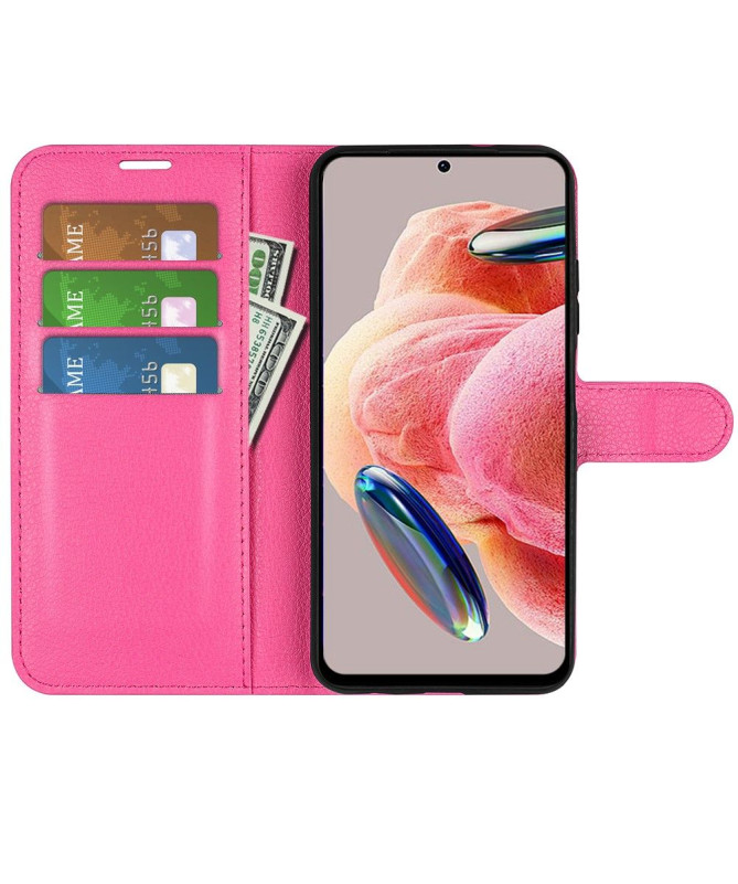 Housse Xiaomi Redmi Note 12 4G portefeuille style cuir