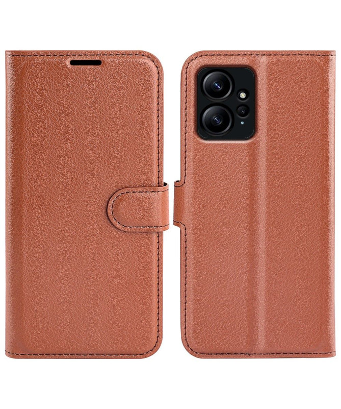 Housse Xiaomi Redmi Note 12 4G portefeuille style cuir