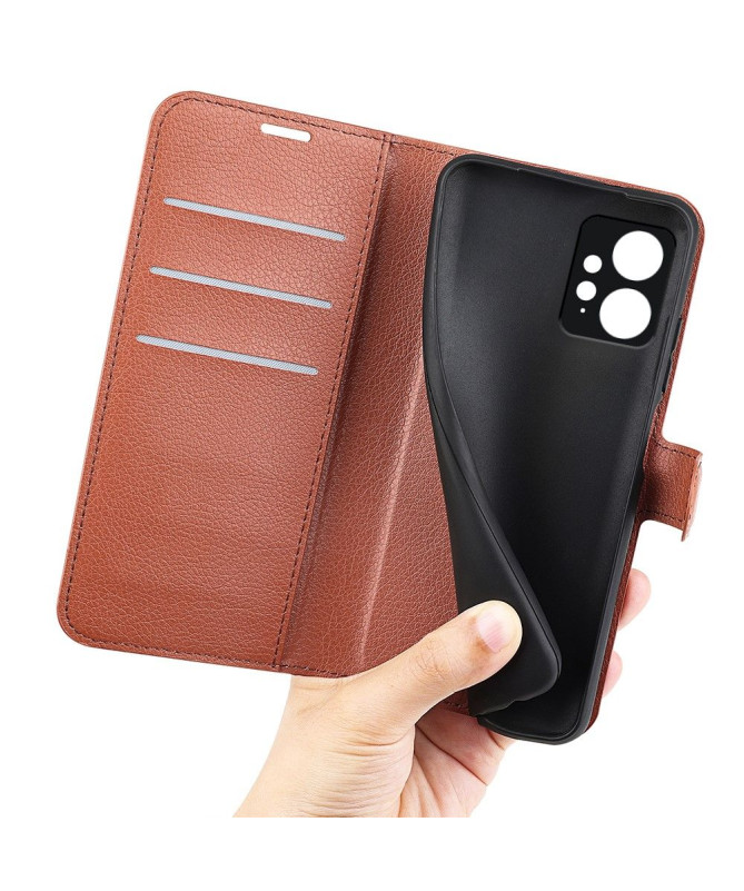 Housse Xiaomi Redmi Note 12 4G portefeuille style cuir